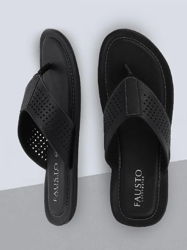 Stylish Sneakers Men Navy Blue Indoor & Outdoor Slippers
