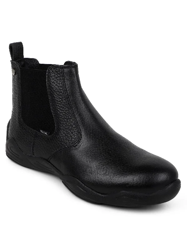 Premium Walking Shoes Ezok Strech black chelsea casual booots shoes