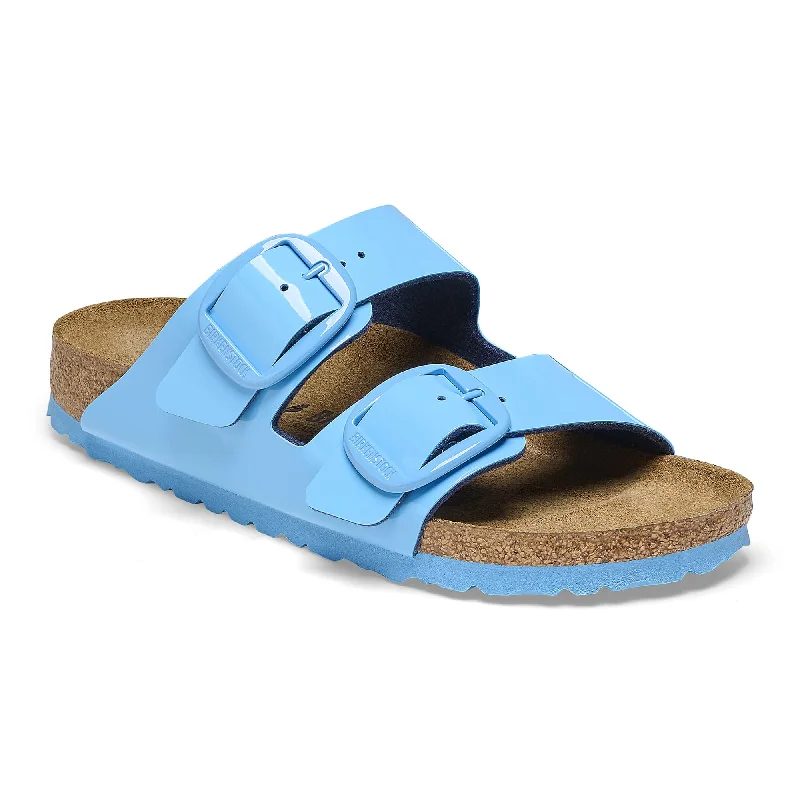 Flexible Sole Sneakers Arizona Big Buckle Birko-Flor Patent