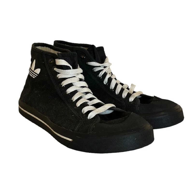 Lightweight Walking Shoes RAF SIMONS/adidas/MATRIX/Hi-Sneakers/US 8/Cotton/BLK/