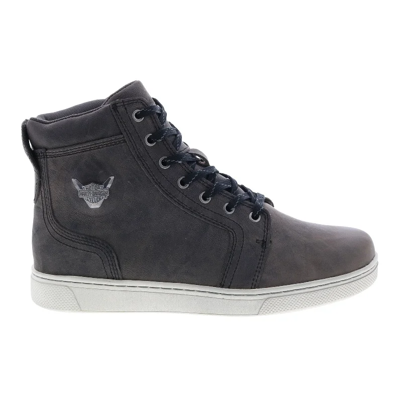 Premium Walking Shoes Harley-Davidson Bateman D93725 Mens Gray Leather Lace Up Motorcycle Boots Premium Walking Shoes Harley-Davidson Bateman D93725 Mens Gray Leather Lace Up Motorcycle Boots