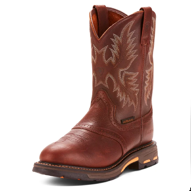 Lightweight Everyday Shoes WorkHog Soft-Toe Boot Dark Copper