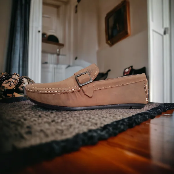 Elegant Everyday Shoes Eli Nubuck Leather Loafer Men