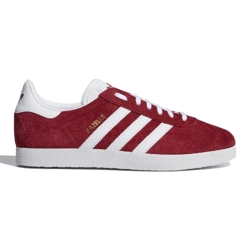 Ultra-Comfort Sneakers Adidas Men's Gazelle Burgundy/White