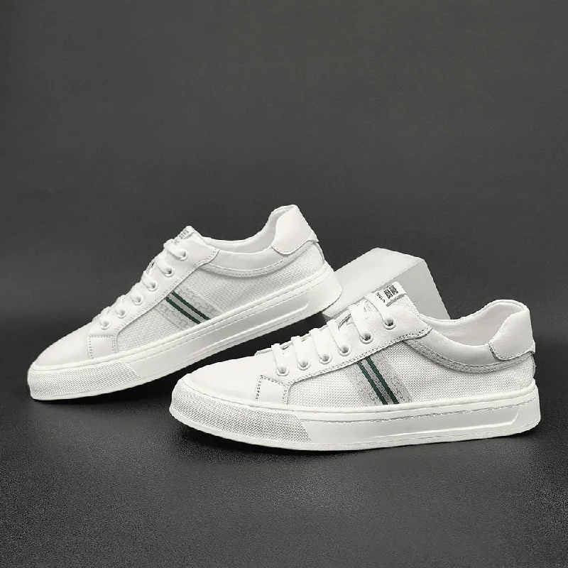 All-Purpose Walking Shoes Men Stylish Breathable Canvas Flat Casual Shoes