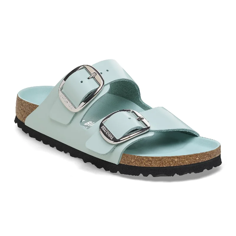 High-Performance Shoes Arizona Big Buckle Natural Leather Patent