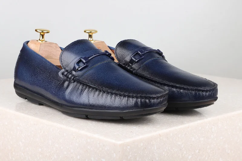 Flexible Casual Shoes Drving Shoes-Blue