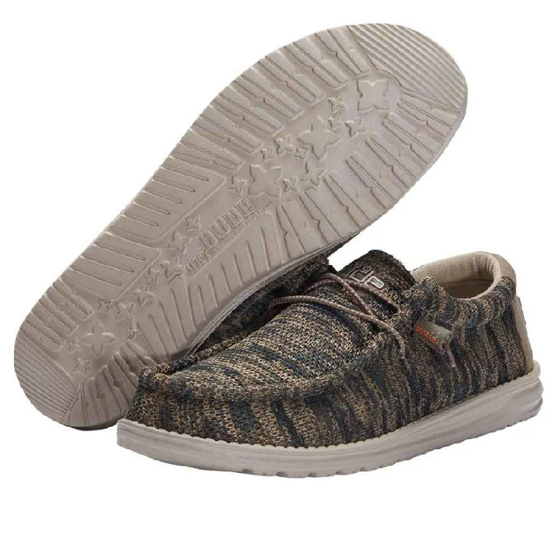 Classic Loafers Hey Dude Wally Sox Woodland Camo