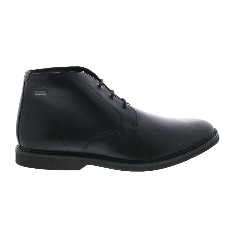 Elegant Casual Shoes Clarks Atticus LT Hi Gore-Tex GTX 26161365 Mens Black Leather Chukkas Boots