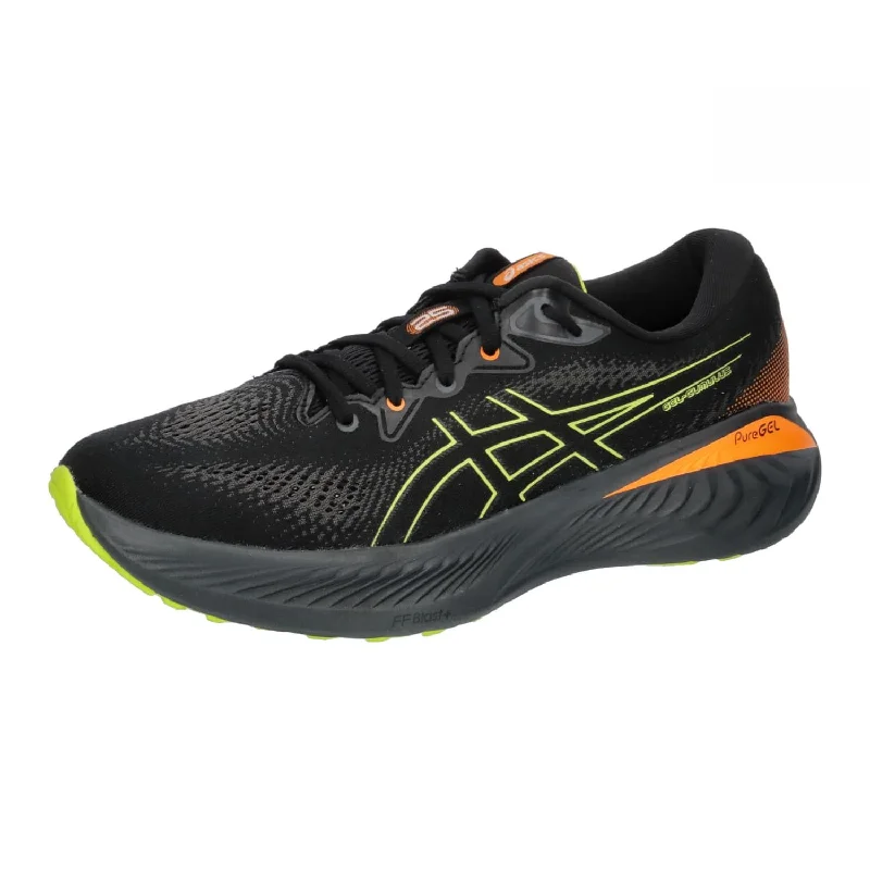 Soft Insole Sneakers ASICS Herren Laufschuhe Gel-Cumulus 25 GTX 1011B683 Black/Neon Lime 42.5
