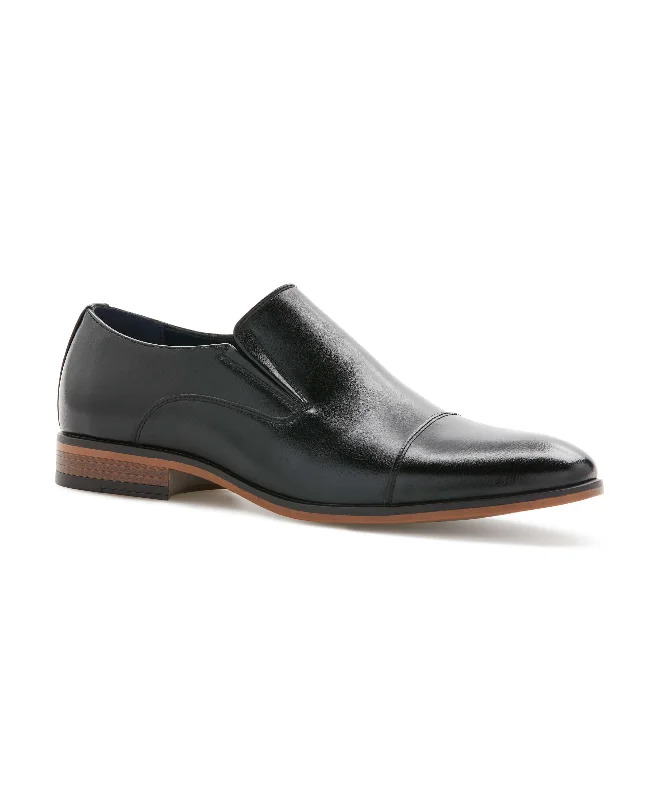 Sporty Everyday Shoes Slick Cap Toe Slip-On
