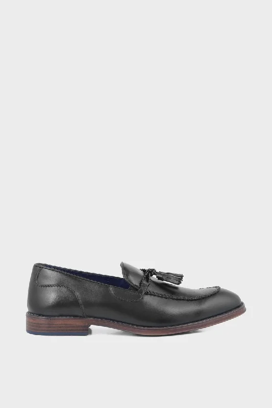 Modern Running Shoes Men Formal Loafers M38117-Black