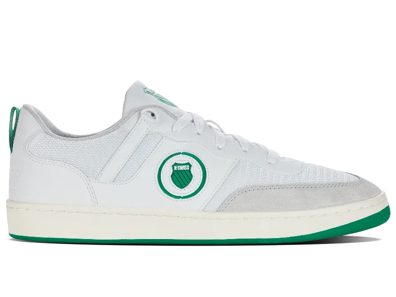 Simple Loafers 09075-970-M | K-VARSITY | WHITE/PEPPER GREEN