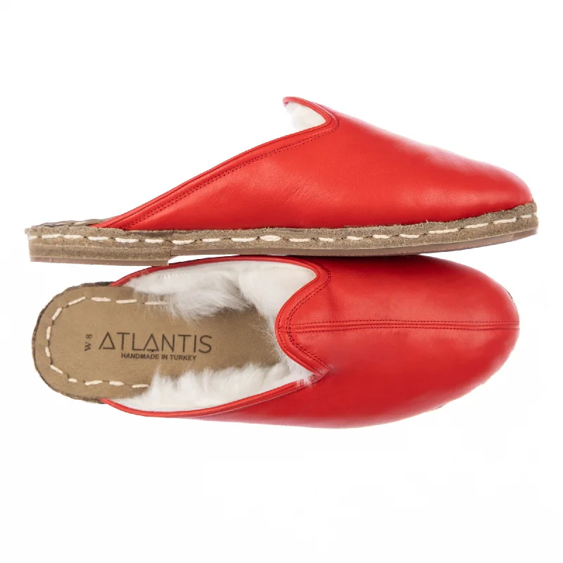 Chic Running Shoes Men's Red Shearlings