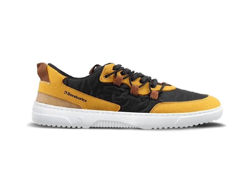 Summer Comfort Shoes Barefoot Sneakers Barebarics - Revive - Golden Yellow & Black