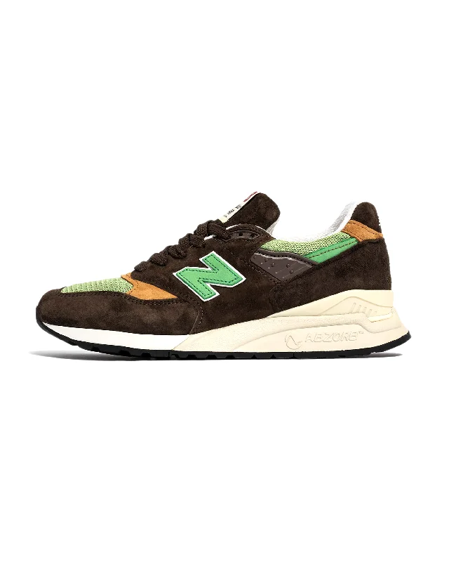 Flexible Casual Shoes 998 Made in USA - Brown / Green