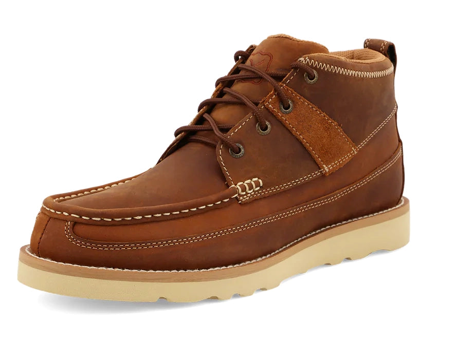 Premium Walking Shoes Twisted X Men's 4" Oiled Leather Wedge Sole Boot