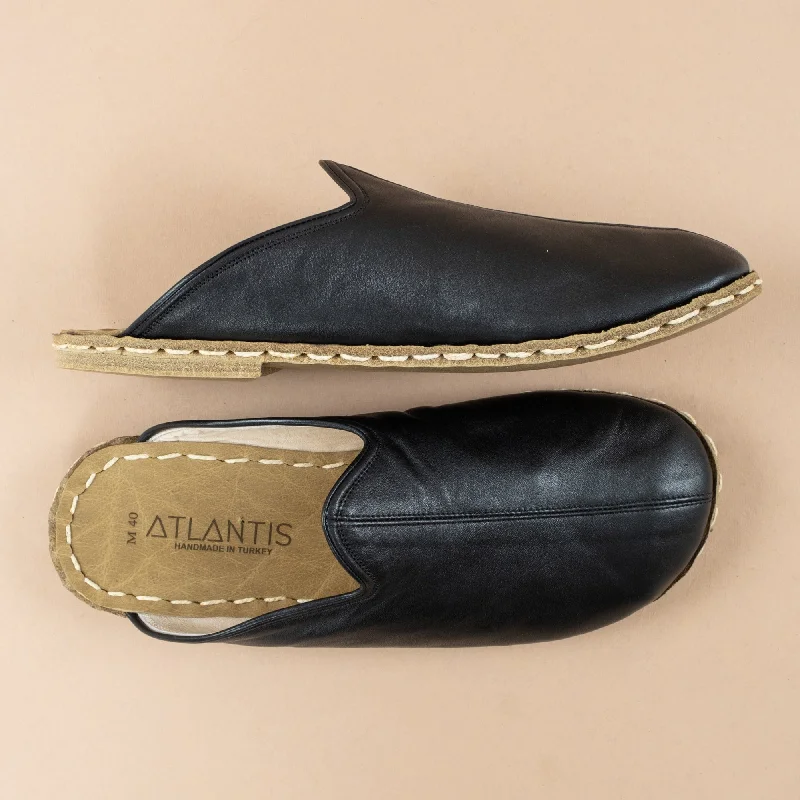 Breathable Cushion Shoes Men's Black Barefoot Slippers