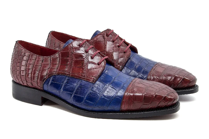 Non-Slip Footwear Alligator - Two-tone Derby