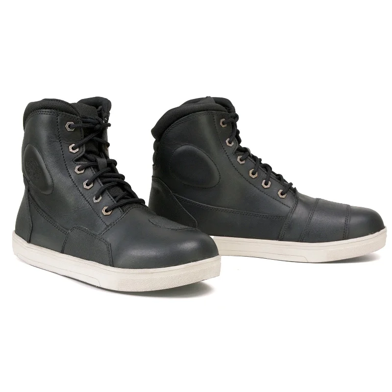 Elegant Casual Shoes Milwaukee Leather MBM9002 Men's Black Leather Reinforced Street Biker Riding Shoes w/ Shift Protect Ankle Support Elegant Casual Shoes Milwaukee Leather MBM9002 Men's Black Leather Reinforced Street Biker Riding Shoes w/ Shift Protect Ankle Support
