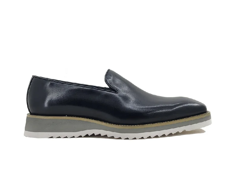 Air-Cushion Shoes Burnished Wholecut Loafer Lightweight Sole