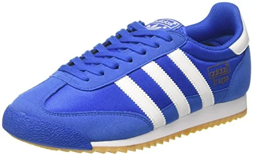 Non-Slip Footwear adidas Herren Dragon OG BB1269 Gymnastikschuhe, Blau (Blue/FTWR White/Gum 3)