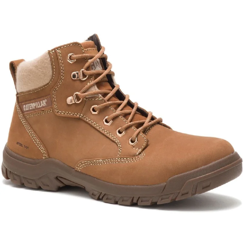 Flexible Casual Shoes CAT Women's Tess Steel Toe Work Boot - Sundance - P91009