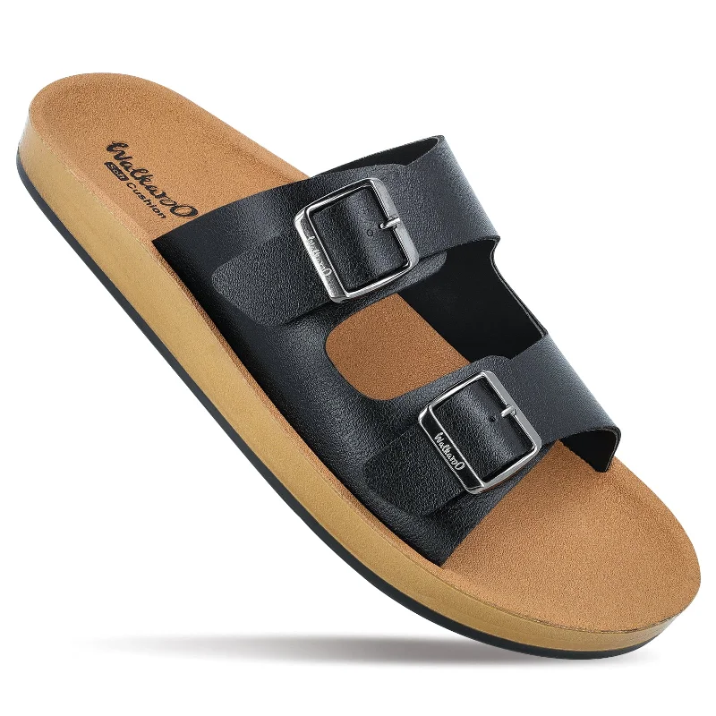 Cushion Insole Shoes Men's Daily Wear Sandals - WE1333 Black