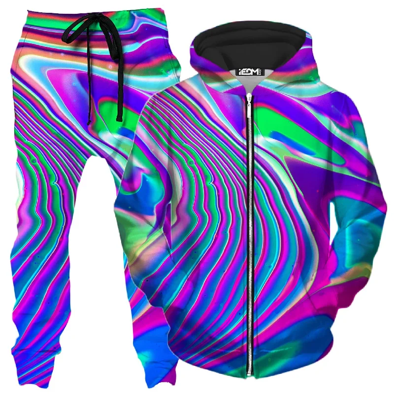 Tangerine Dream Zip-Up Hoodie and Joggers Combo