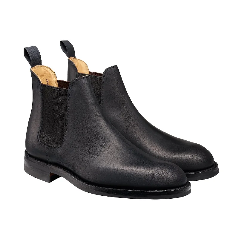 Budget Running Shoes Chelsea 5 Black Rough-Out Suede