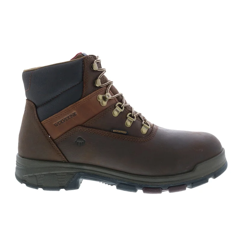 Travel-Ready Shoes Wolverine Cabor EPX WP Composite Toe W10315 Mens Brown Leather Work Boots Travel-Ready Shoes Wolverine Cabor EPX WP Composite Toe W10315 Mens Brown Leather Work Boots