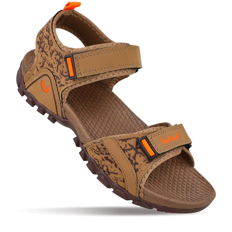 All-Terrain Sneakers Walkaroo Men Sandals  - WC4418 Camel
