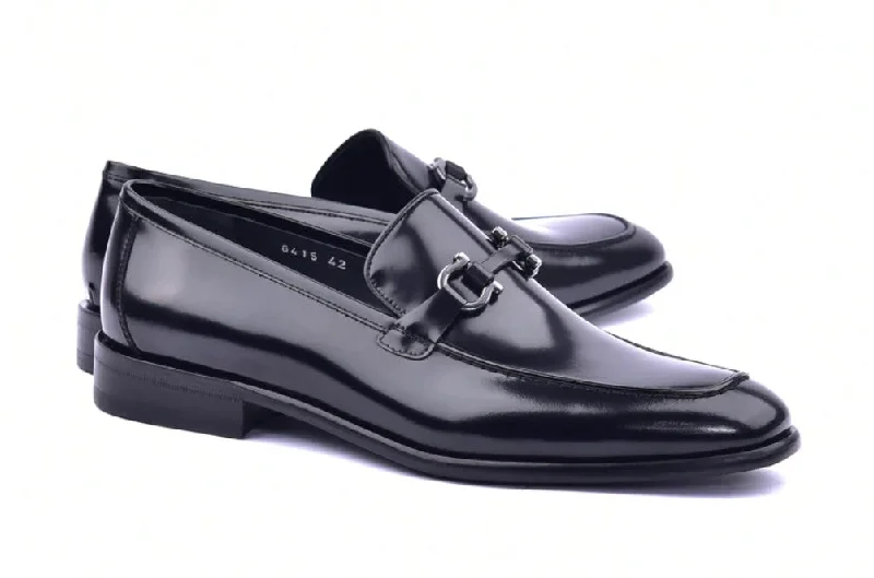 All-Day Comfort Sneakers Corrente 6415 Calfskin slip-on Loafer  - Black