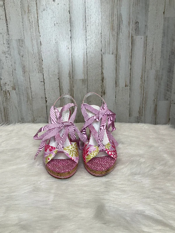Premium Walking Shoes Sandals High By Coach  Size: 6
