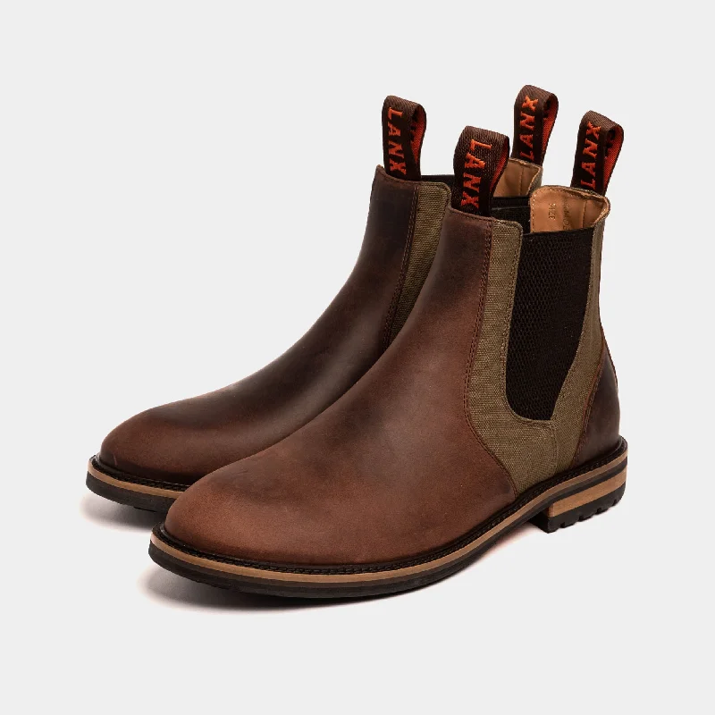 Ergonomic Sneakers GARSTANG // SHIITAKE & MILITARY