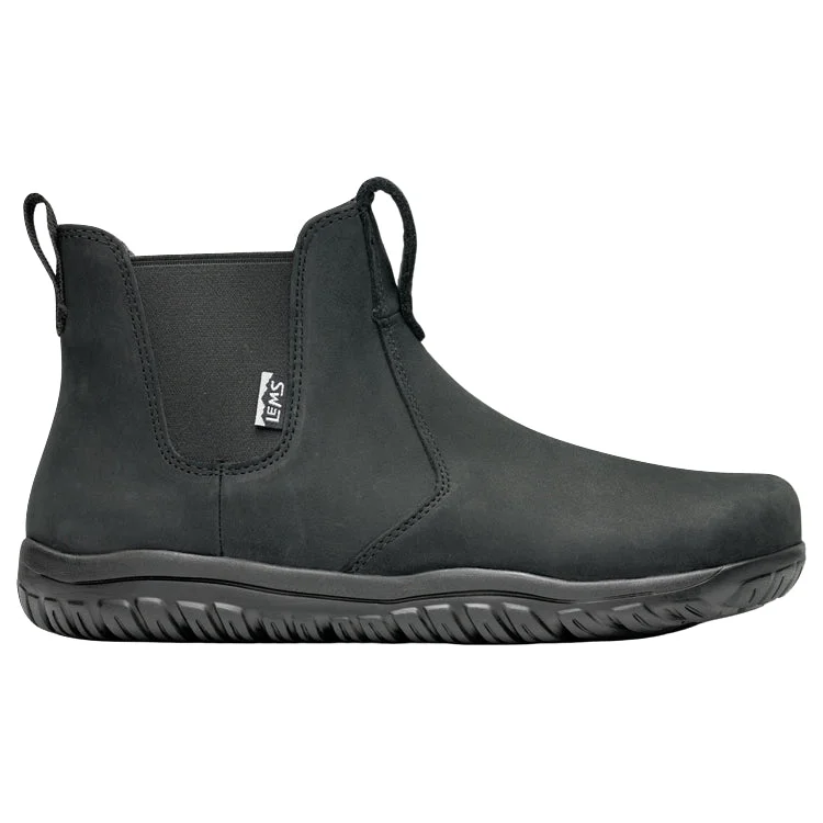 Cozy Everyday Sneakers Lems Chelsea Boot Waterproof Obsidian