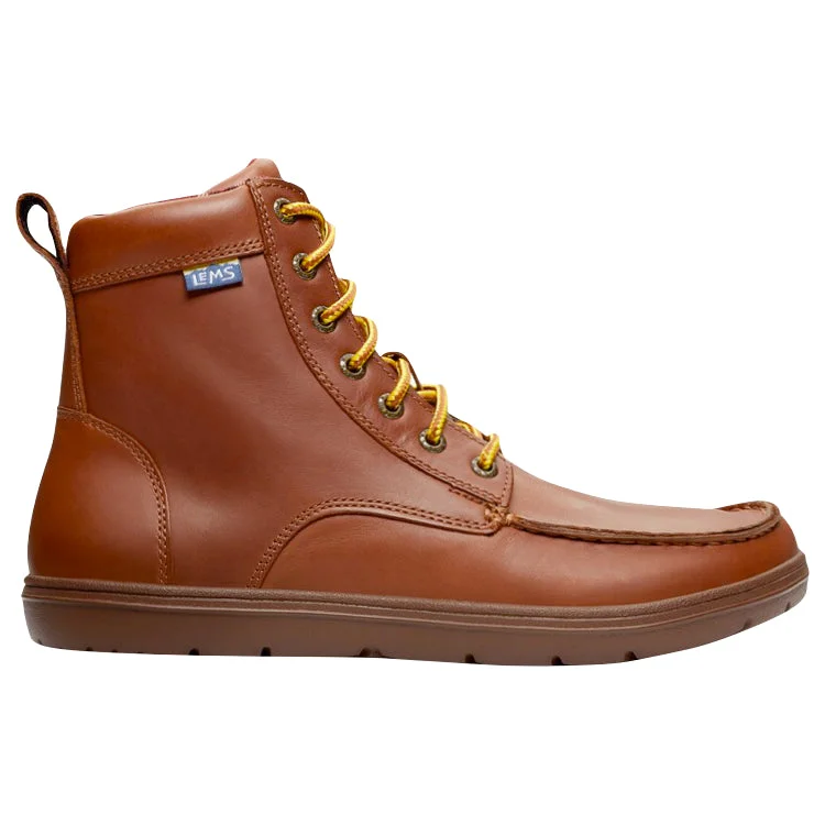 Streetwear Running Shoes Lems Boulder Boot Leather Russet