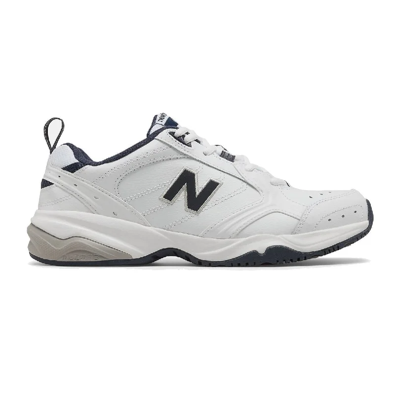 Durable Running Shoes New Balance Men's MX624WN2 White/Navy