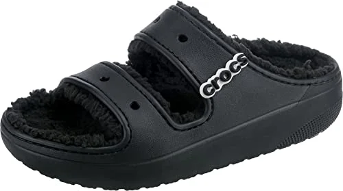 Breathable Running Shoes Crocs Unisex Classic Cozzzy Sandal Slide, Schwarz, 38/39 EU
