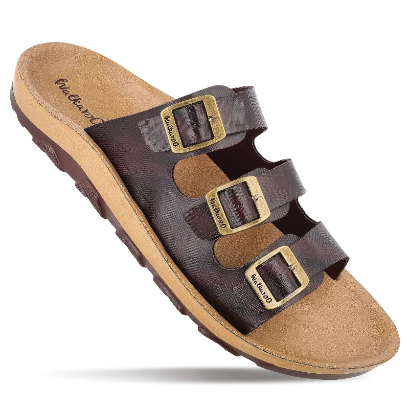 Durable Walking Shoes Men's Daily Wear Sandals - WE1360 Brown