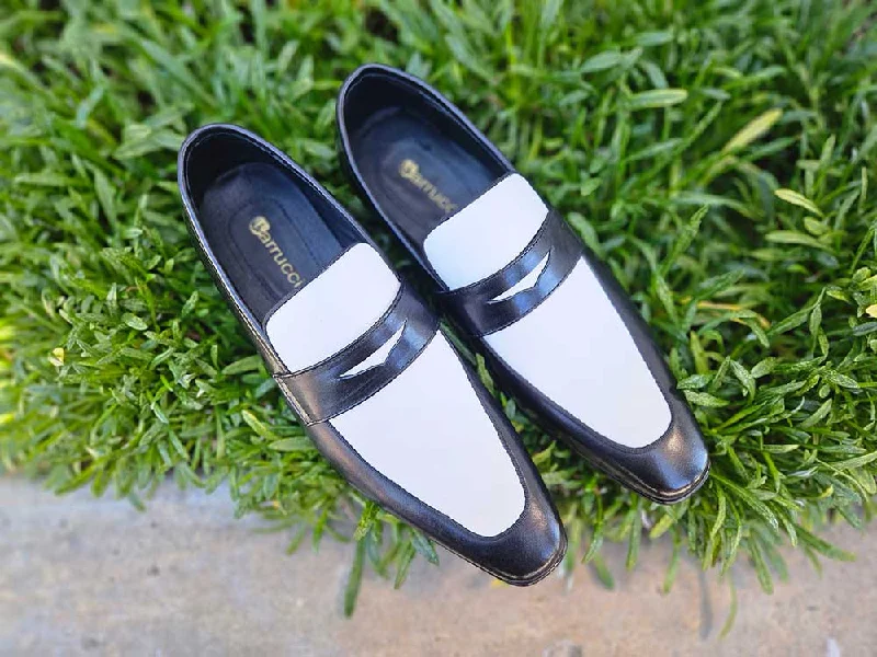 Everyday Running Shoes Contrast Two Tone Penny Loafer