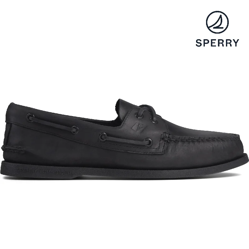 Lightweight Running Shoes Men's Authentic Original Black Boat Shoe (08369811)