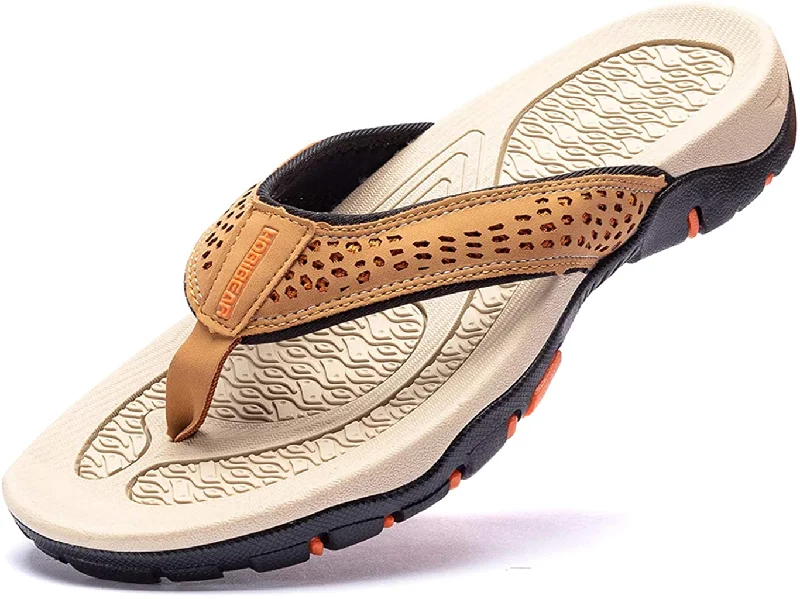 Summer Comfort Shoes Men Sandals Leather Sport Flip Flops Comfort Casual Outdoor