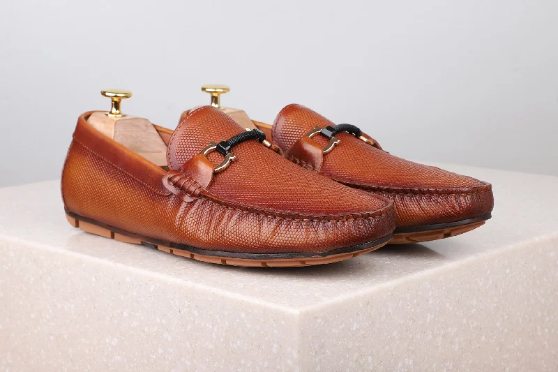 Lightweight Sport Shoes Driving Shoes-Tan