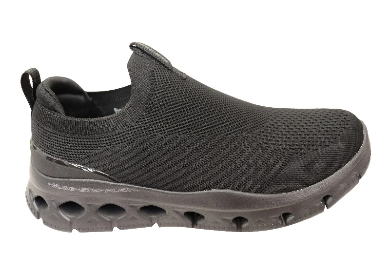 Soft Breathable Shoes Skechers Mens Glide Step Flex Comfortable Slip On Shoes
