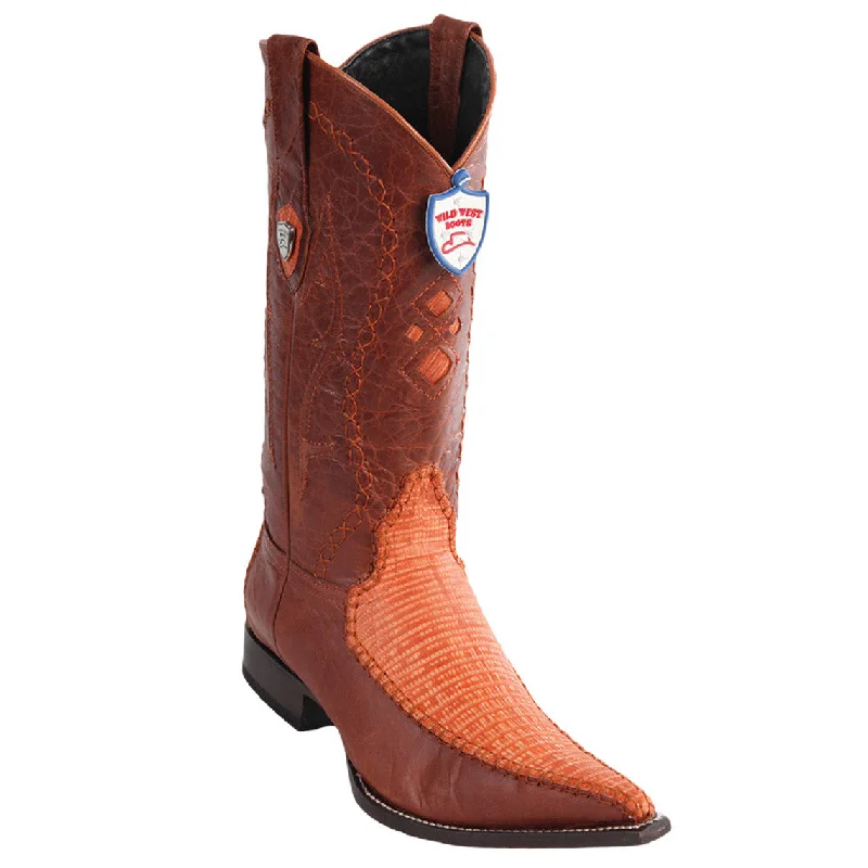 Urban Fashion Sneakers Lizard Pointy Cowboy Boots