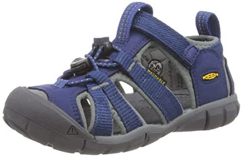 Elegant Everyday Shoes KEEN, Unisex Kinder Seacamp 2 CNX Sandalen , Blue Depths Gargoyle , 30 EU