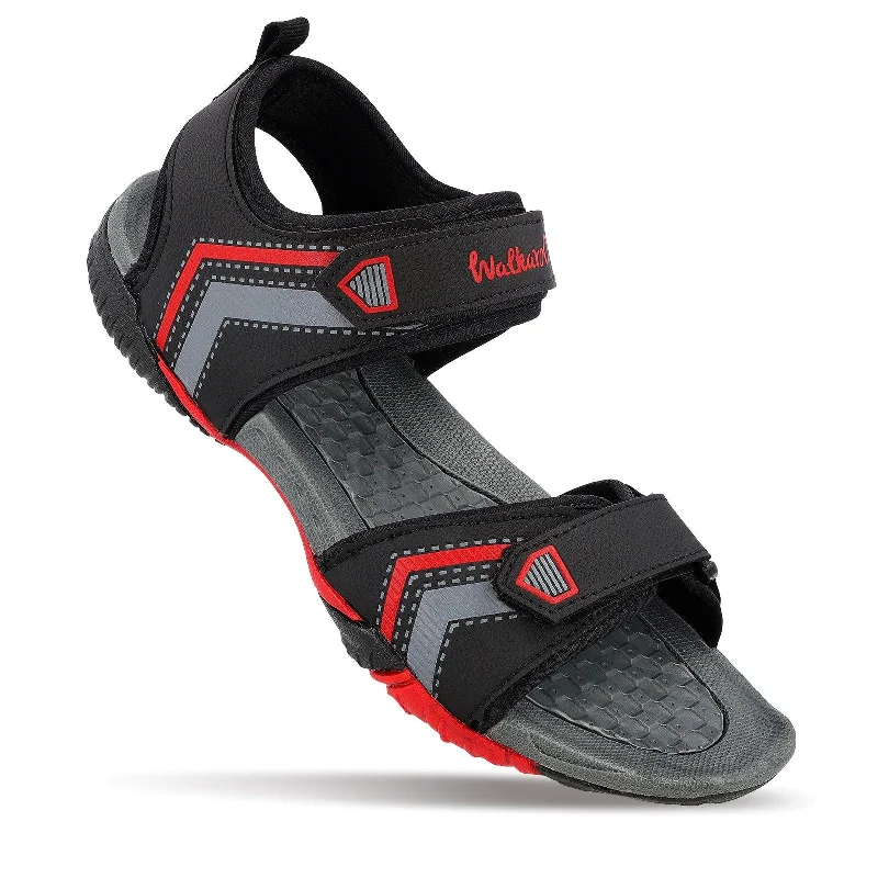 Flexible Casual Shoes Men's Sports Sandal - WC4443 Black Red
