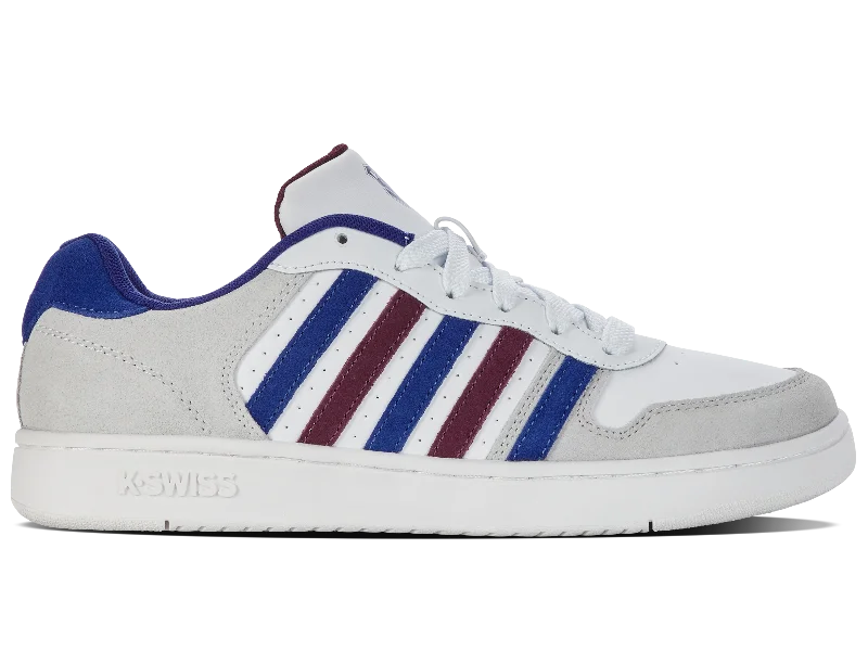 Minimalist Sneakers 06931-983-M | COURT PALISADES | WHITE/SODALITE BLUE/PRUNE