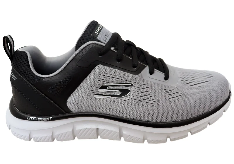 Active Lifestyle Shoes Skechers Mens Track Broader Comfortable Memory Foam Shoes
